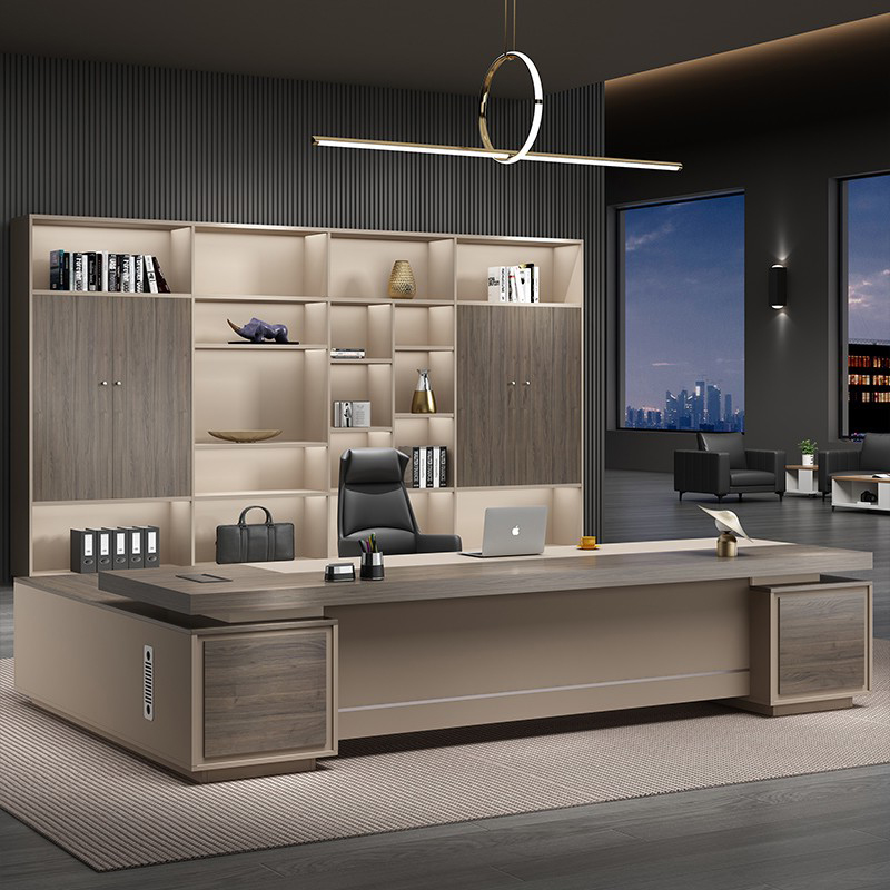 Office Furniture Rental - モダンな高級エグゼクティブオフィス家具、社長用テーブルと椅子のセット、テーブルと椅子付きのエグゼクティブオフィス家具