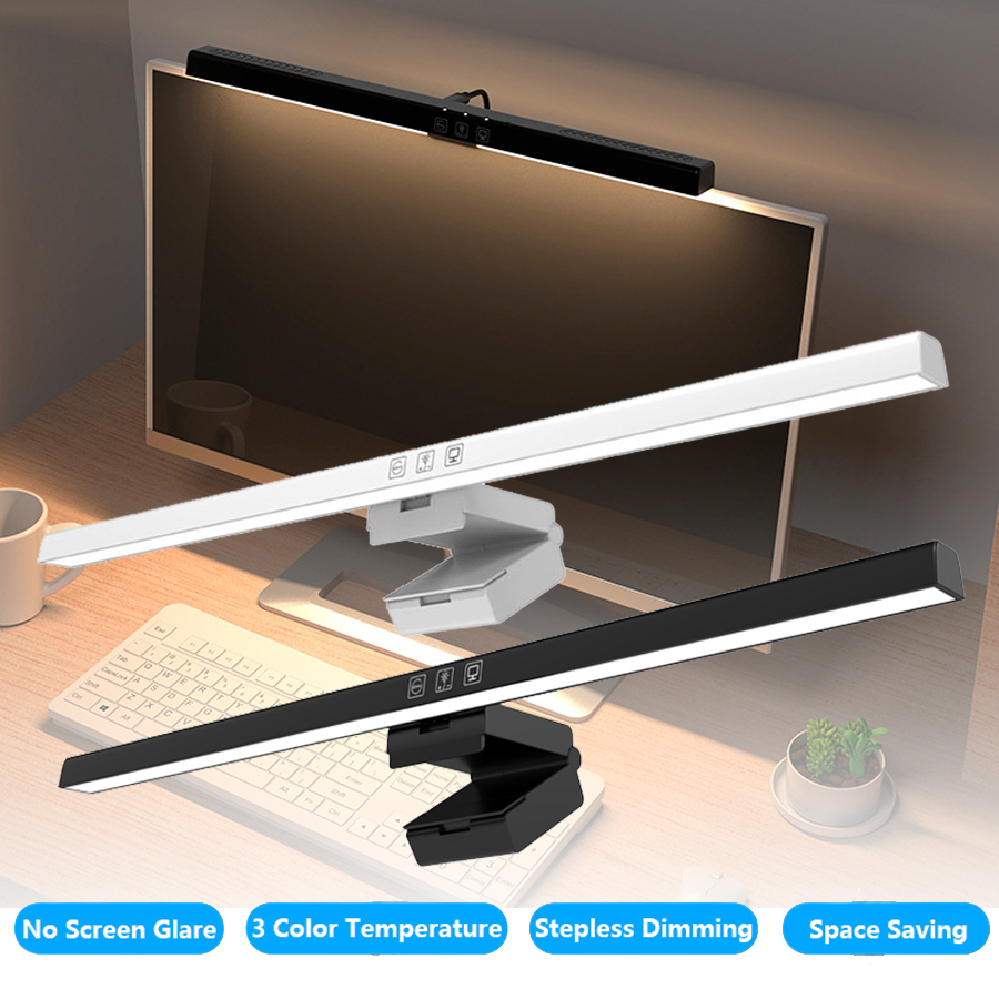 Office Furniture Brands - 50cm LEDモニターライトバー スクリーンハンギングランプ 無段階調光 USBデスクライト PCコンピューター学習