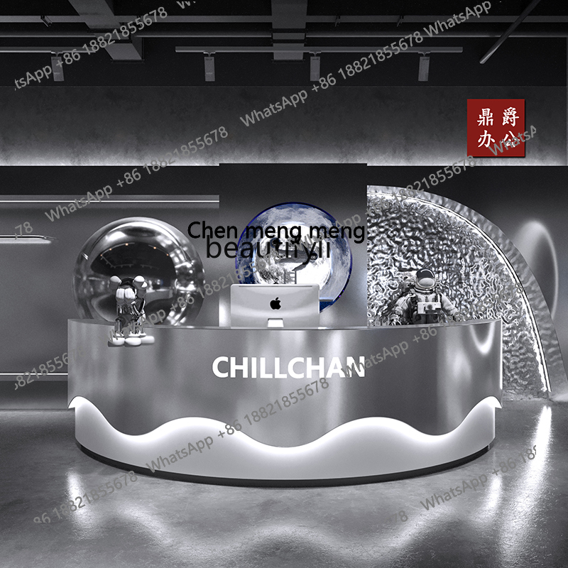 シンプルモダンなステンレス製レジカウンター、衣料品店、ビリヤ - Reception Desk Counter のレビューと価格