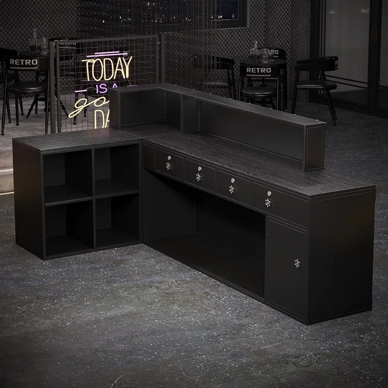 バーカウンター用、商業用、インダストリアルスタイル、店舗、レ - Reception Desk Counter のレビューと価格