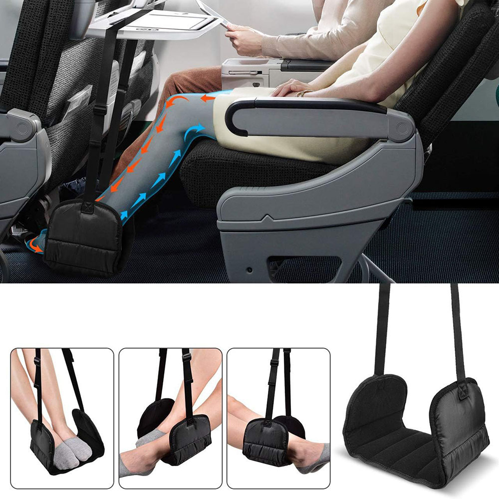 調節可能なフットレストハンモック、足のリラックスに最適、携帯 - Under Desk Hammock のレビューと価格