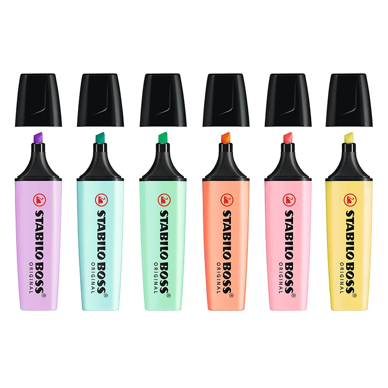 1/6 個ドイツ Stabilo BOSS マカロン蛍光ペン - Stabilo Marker Boss のレビューと価格