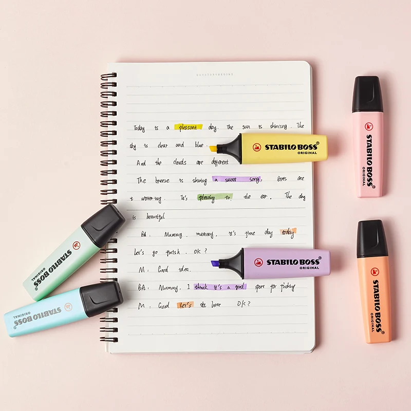 1/6 個ドイツ Stabilo BOSS マカロン蛍光ペン - Stabilo Marker Boss のレビューと価格