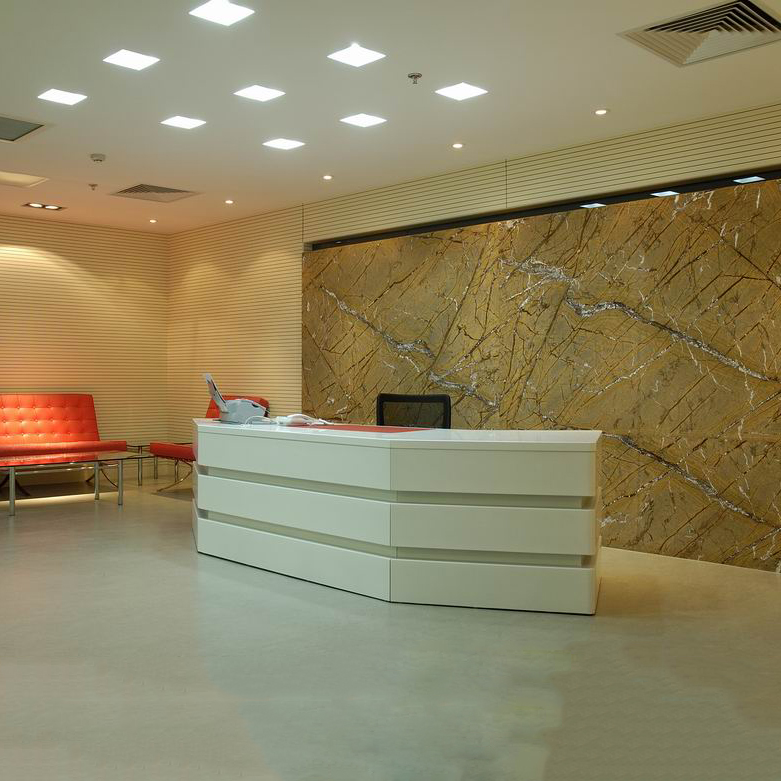モダンな高級LEDライト付き受付デスク、オフィス家具、オフィ - Reception Desk Counter のレビューと価格