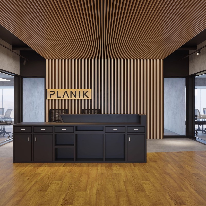 会社のフロント、受付、衣料品店、黒いレジ、歯科カウンター、ホ - Reception Desk Counter のレビューと価格