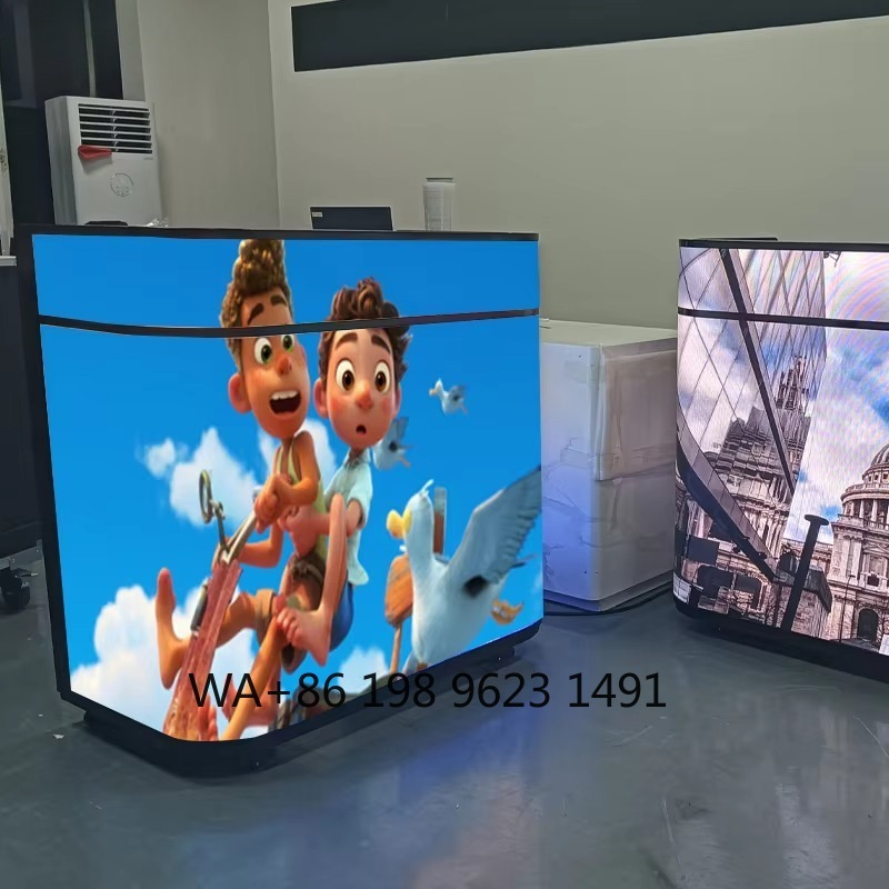 新しいダイナミックビデオLEDスクリーン カスタムウェルカム - Reception Desk Counter のレビューと価格