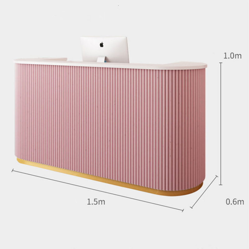 カスタムメイドのモダンで豪華なMDF製受付デスク、木製オフィ - Reception Desk Counter のレビューと価格