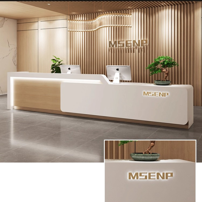 高級モダンなレジカウンター 中国風企業ホテルロビーのレジカウ - Reception Desk Counter のレビューと価格