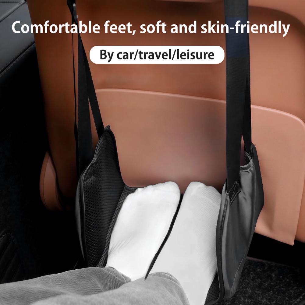 飛行機用フットハンモック 長さ調節可能 幅広プラットフォーム - Under Desk Hammock のレビューと価格