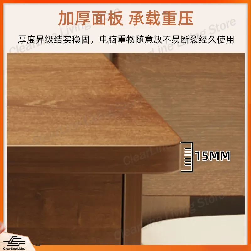 無垢材デスク 学生用学習机 ホームオフィス用コンピューターデ - Office Furniture Rental のレビューと価格