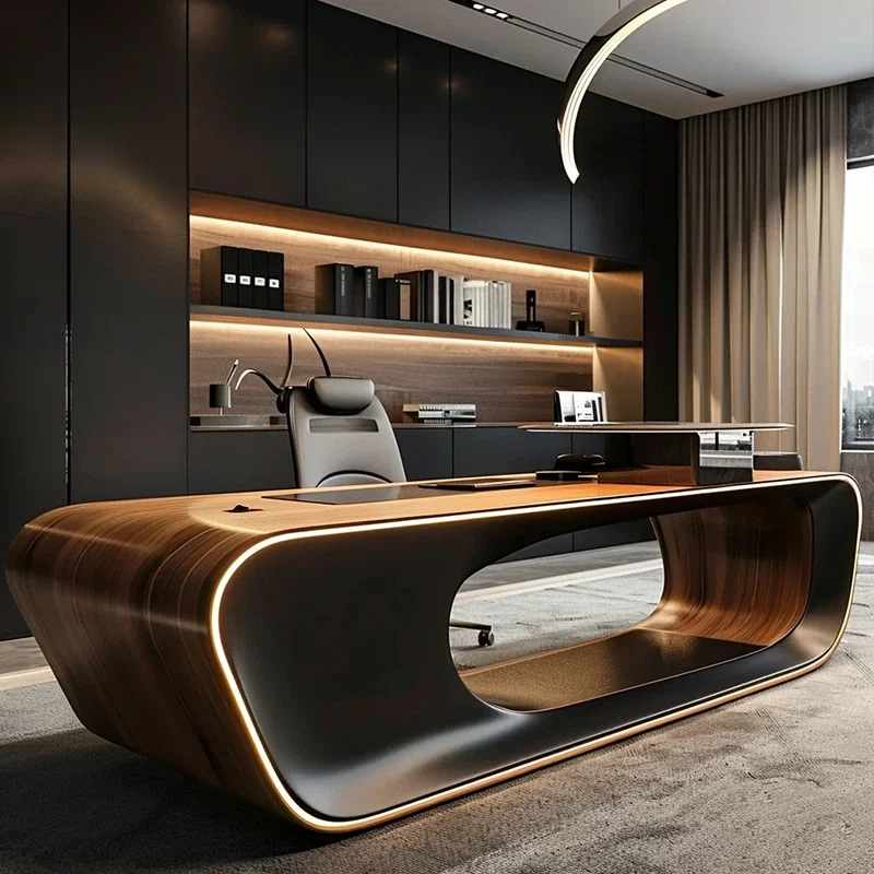 新しい中国風の高級エグゼクティブデスク、引き出し付きの高級ラ - Office Furniture Rental のレビューと価格