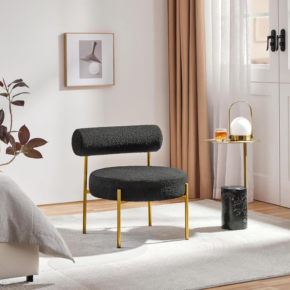 寝室、化粧、またはホームオフィス用のゴールドの脚が付いたエレ - Office Furniture Home のレビューと価格