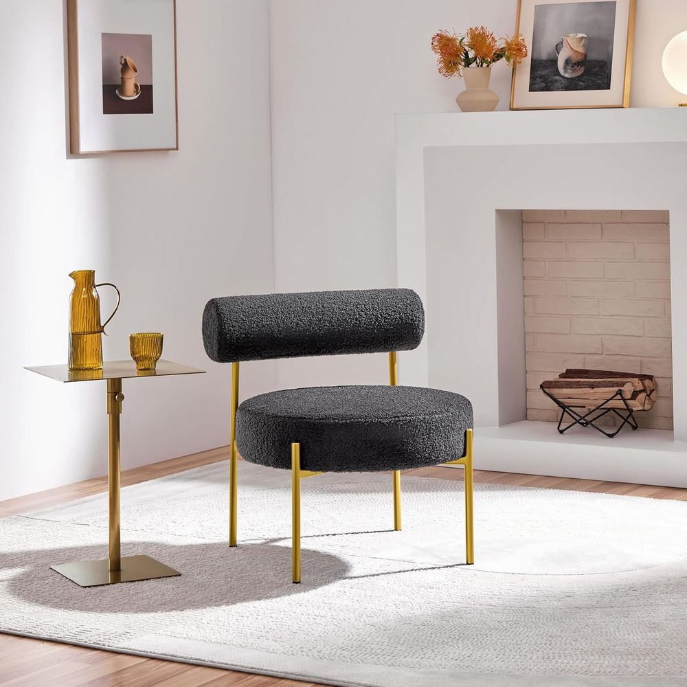 寝室、化粧、またはホームオフィス用のゴールドの脚が付いたエレ - Office Furniture Home のレビューと価格